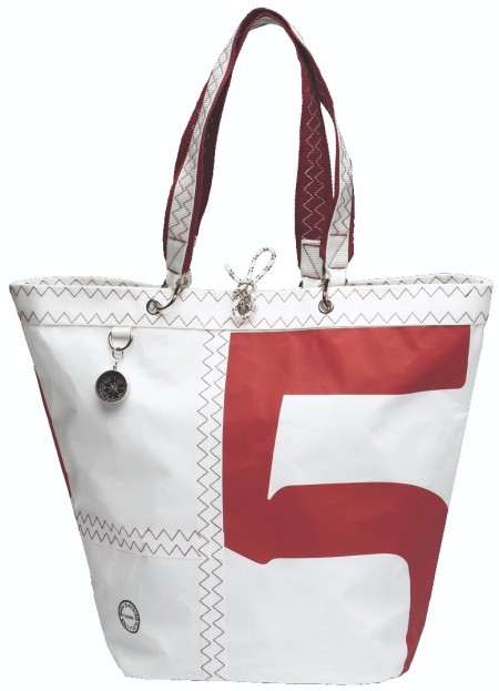 Segelstofftasche Einkaufstasche Sea Girl Marineblau