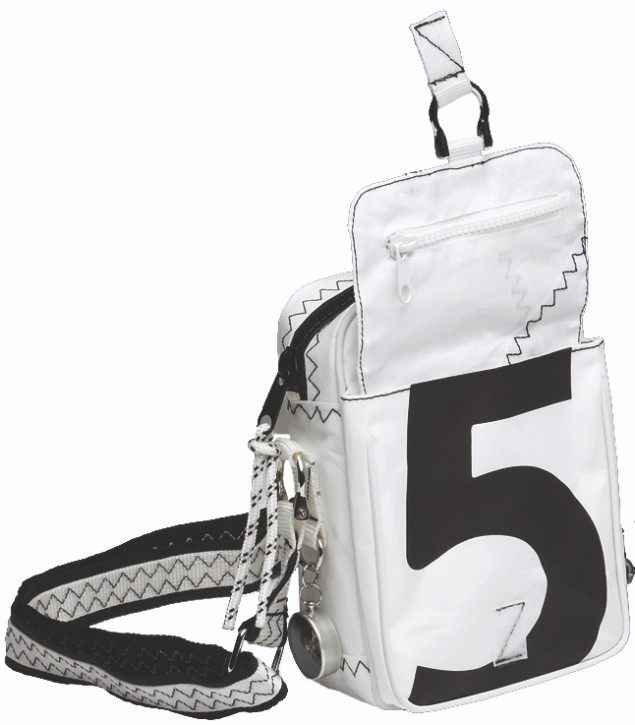 Segelstofftasche Schultertasche Kompakt Sea Pearl Marineblau