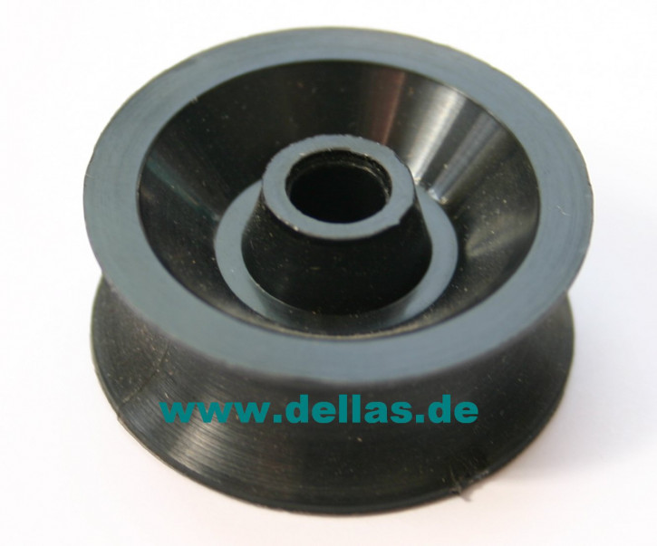 33 mm Kunststoffscheibe Gleitlager, 6,1 mm Bohrung