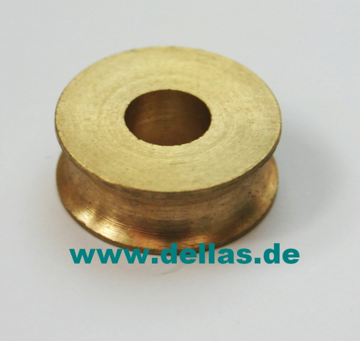 16 mm Scheibe Messing mit 6 mm Bohrung