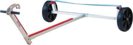OPTIPARTS Slipwagen mit durchschlagsicheren Räder und Gurtauflage