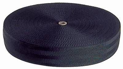 Gurtband 50 mm, Farbe: Schwarz, -Preis pro lfd. Meter-