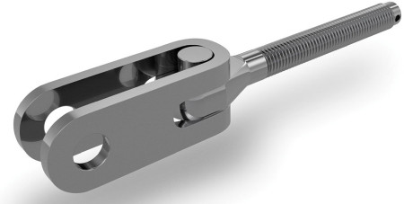 OS Toggle für Wantenspanner 3/8 " mit Linksgewinde, Bolzen mit Splint, nur 3 x lieferbar