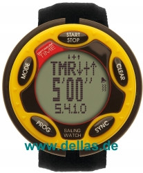 Regattauhr OPTIMUM TIME OS 14R Serie(Batterie aufladbar) Gelb - nur noch 1x lieferbar!