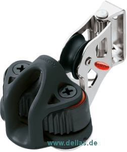 Leitblock, 1 Rolle mit Schotklemme