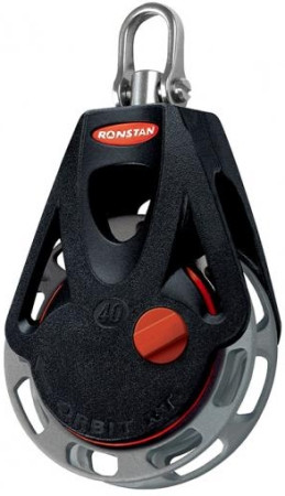 Orbit Manuell Ratchet Block 40 mm, 1 Scheibe, mit Wirbel