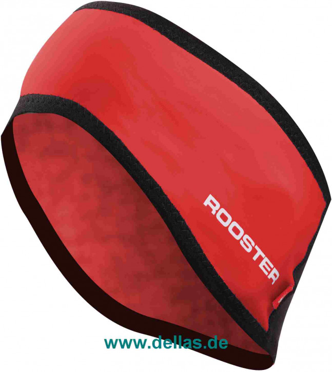 Rooster Aquafleece Headband Rot