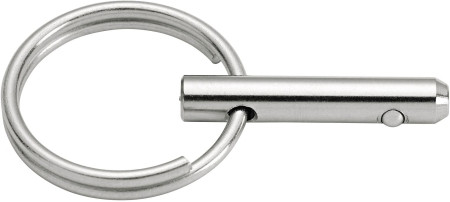 Steckbolzen mit Kugelsicherung