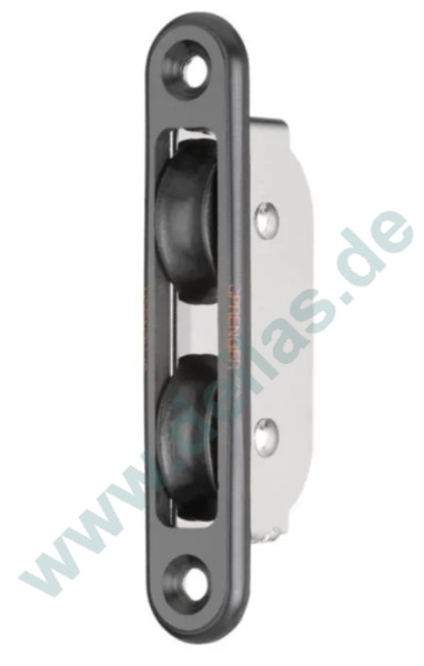 Einlassblock 8 mm kugelgelagert 2 Rollen Kunststoff