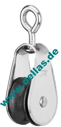 Block, 1 Rolle mit Drahtwirbel