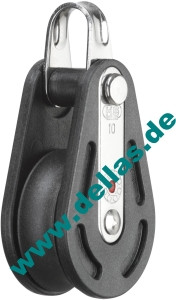 Block, 10mm, 1 Rolle, Bügel, kugelgelagert