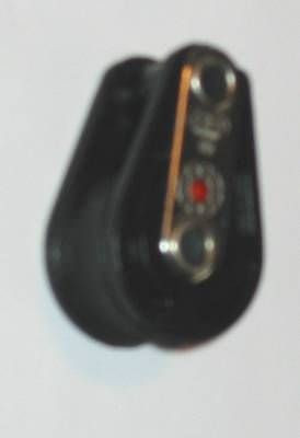 Block, 8 mm, 1 Rolle, Hohlachsen, kugelgelagert