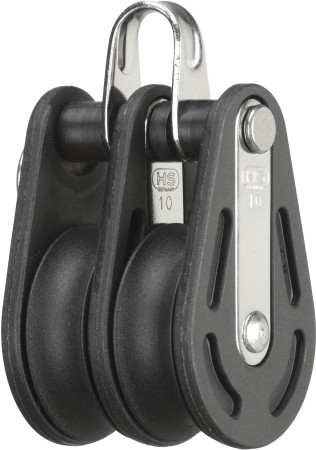 Block mit 2 Rollen 10 mm mit Bügel, SPRENGER HS