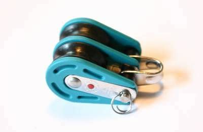 Block, 8mm, 2 Rolle, Bügel, kugelgelagert