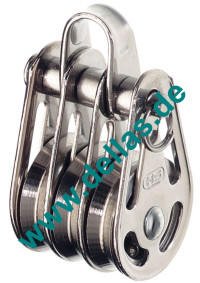 HIGH LOAD Kugellagerblock, 3 Rollen mit demontierbarem Bügel