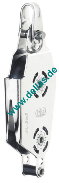 Micro XS V-Klemmen Violinblock mit Hundsfott, Rollen Kunststoff