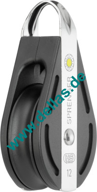 Block, 1 Rolle, fester Bügel, 12 mm S-Block-Serie HS SPRENGER