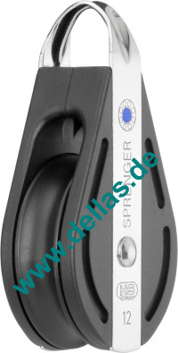 Block, 1 Rolle, fester Bügel, 12 mm S-Block-Serie HS SPRENGER