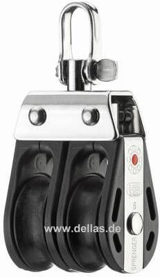 Block, 8 mm, 2 Rollen, Wirbel