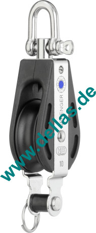 Block 1 Rolle Wirbel Hundsfott 10 mm S-Block Serie HS SPRENGER