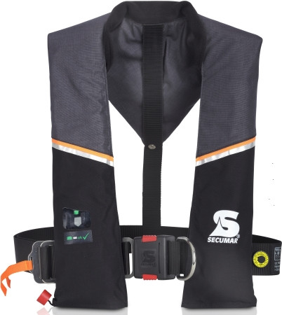 SECUMAR ULTRA 170 Harness Automatik Rettungsweste 150N Grau