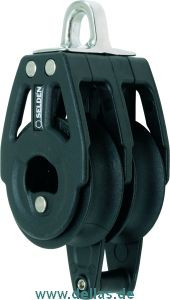 Seldén Block zweischeibig mit Hundsfott BBB40