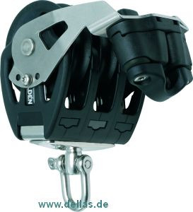 Seldén Gleitlagerblock PBB60 dreischeibig mit Wirbel und Klemme