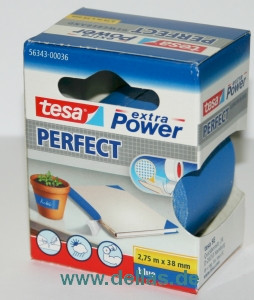 Tesa Gewebeband Blau / 38 mm