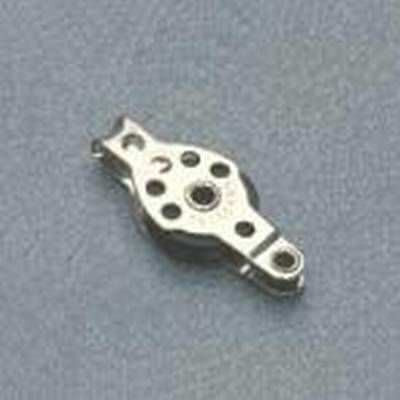 Einzelblock mit Hundsfott 6mm Schot 25mm Scheibe