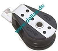 Liegeblock 6mm Schot 22mm Scheibe, Kugellager