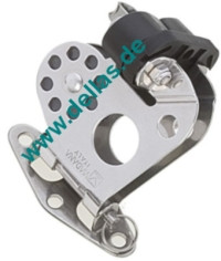 Klappumlenkblock mit Klemme 8mm Schot 28 mm Scheibe, Kugellager