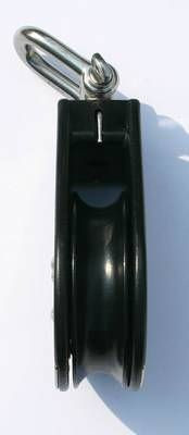 Einzelblock 14mm Schot 76mm Scheibe