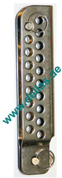 Wantenhänger doppelreihig Viadana 108 mm