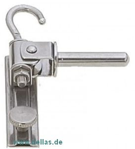 Lümmelbeschlag für Schienen