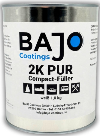 Wohlert 2K-Pur-Compact-Füller Weiß 1100 g