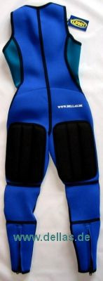 Damen Neopren Long John mit Hängepads, Größen fallen klein aus