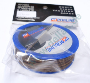 FSE Mini-Spulen gewachstes Takelgarn und Nadel Braun