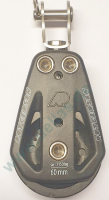 Einscheibiger Rutgerson Gleitlagerblock mit beweglichen Toggle 50, 60 oder 80 mm Scheiben-Ø