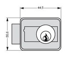 Zylinder-Kastenschloss von LAMP-SUGATSUNE