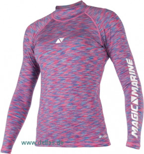 Magic Marine Cube Rash Shirt Ladies langärmlig