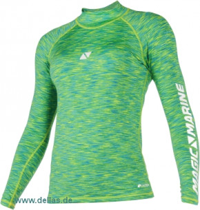 Magic Marine Cube Rash Shirt Ladies langärmlig