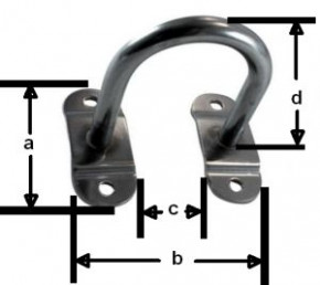 Ring für Baum / Spibaumhalter für kleine Yachten