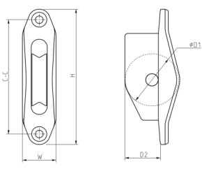 Seldén Rollenkasten aus Composite Fasertechnik 8 mm