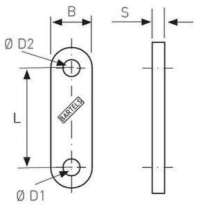 Bartels Mastanschluss mit Lasche