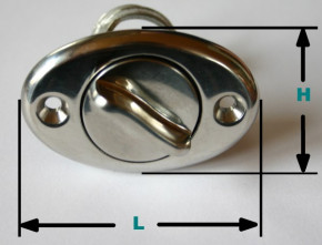 Lenzstopfen Edelstahl