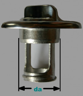 Lenzstopfen Edelstahl