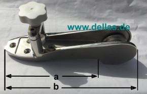 Bugrolle mit Ankersperre