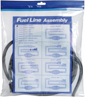 Treibstoffschlauch mit Pumpball für Yamaha/Mercury/Mariner Anschluss