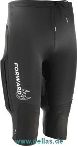 FORWARD 3/4 Neo-Short 2 mm mit Taschen für Hängepads, nur noch S, M + L