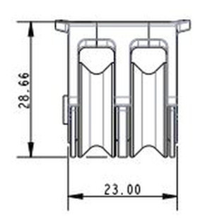 Allen Doppelblock 20 mm Extreme High Load
